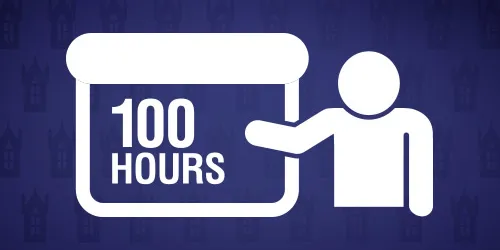 100 hours icon