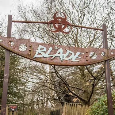 The Blade entrance sign